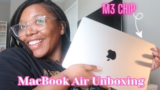 NEW MACBOOK UNBOXING | MacBook Air M3 | Starlight-2024