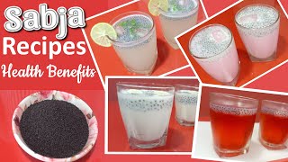 Sabja Seeds Health Benefits | Sabja Seeds recipes Basil Seeds recipes | Life is Wonderful