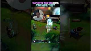 Can Yasuo Wind Wall Block Ashe's Hawkshot?