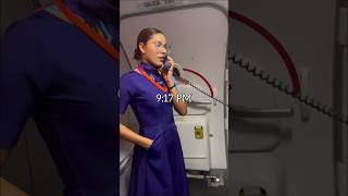 Así transcurren las horas en un vuelo de amanecida #tcp #azafata #tripulantedecabina #cabincrew