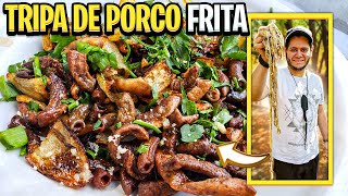 TRIPA DE PORCO PURURUCA - COMO FAZER TRIPA DE PORCO FRITA E CROCANTE