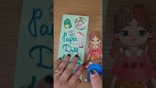 DIY Paper Doll House Papercrafts How to make  #shorts #diy #papercraft #paperdolls