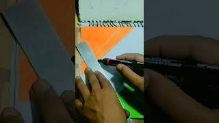 video India flag drawing #shorts