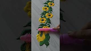 rangoli designs | border rangoli designs | patriotic song #patrioticsong #independenceday #shorts