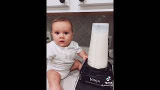 Baby Scared By Blender #shorts