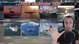 Flight Simulator 2020 ** Austria Fly Germany Scenery Test ** Austria Livestrem Facecam 1080p30