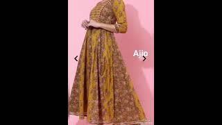 flared yellow kurta at 624 #ajio #fashion #ajiofashion #dress