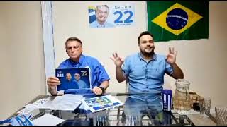 Em live, Bolsonaro destaca trabalho de Rogério Marinho para trazer água para o Nordeste