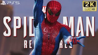 SPIDER-MAN REMASTERED PS5 (TASM SUIT) WALKTHROUGH GAMEPLAY PART 1 - INTRO [1440P 60FPS]