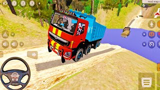 12 Wheeler Heavy Truck Driving | Offroad Truck Driving | 3d Truck Driving In Offroad | Bussid Mod