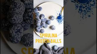 Spirulina Protein Balls #healthyrecipes  #healthysnacks #spirulina