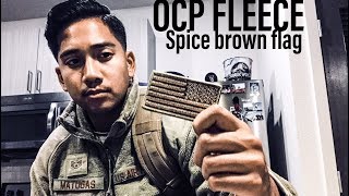 OCP COYOTE FLEECE REVIEW/COMPARISON & CORRECT SPICE BROWN US FLAG PATCH