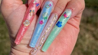 Easy PolyGel application for beginners lazy girl method￼