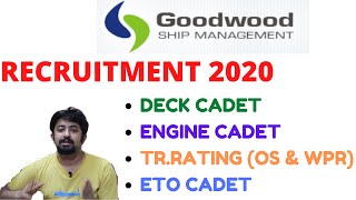 GOODWOOD SHIP MANAGEMENT RECRUITMENT FORM 2020