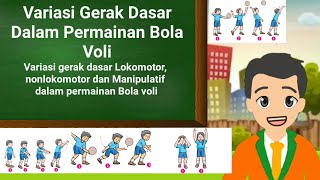 MATERI PJJ PJOK KELAS 4 TEMA 1 VARIASI GERAK DASAR DALAM PERMAINAN BOLA VOLI