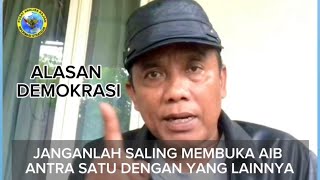 Elit Politik, Janganlah Saling Membuka Aib antara Satu Dengan yang  Lainnya