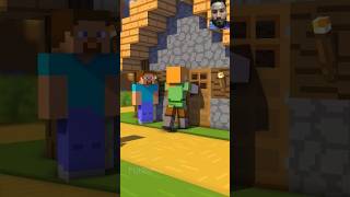 Khaby Lame Helps Steve #shorts #shorts #minecraft#shortvideo #cartoon