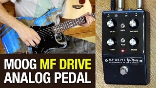 Moog MF Drive | Minifooger Drive Analog Pedal Demo