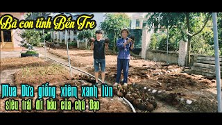 VÌ SAO BÀ CON BẾN TRE QUA TIỀN GIANG MUA DỪA GIỐNG XIÊM XANH LÙN SIÊU TRÁI ĐÍT BẦU CỦA CHÚ ĐẠO TRỒNG