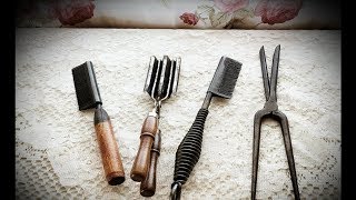 My Authentic Vintage Hot Comb and Curling Iron Collection