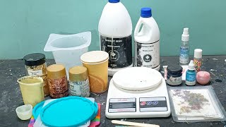 Resin Art Materials & Their Uses In Hindi ✿ Epoxy Resin Art ♡