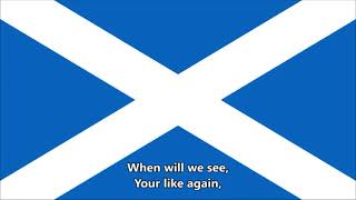 Flower of Scotland - National Anthem of Scotland (English lyrics) Unofficial