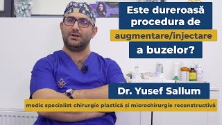 Este dureroasă procedura de augmentare\injectare a buzelor? | Dr. Yusef Sallum