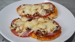 Mini Naan bread pizzas