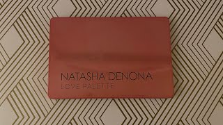 Creating an eye look using Natasha denona love palette