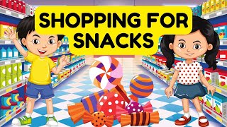 Learn English for Kids: Buying a Chocolate Bar | Fun Dialogue & Speaking Practice