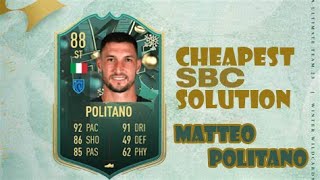 POLITANO WINTER WILDCARD CHEAPEST SBC SOLUTION | FIFA 23