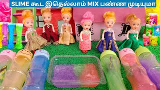 Slime கூட இதெல்லாம் Mix🤣 பண்ணா என்ன ஆகும்😮🤩Barbie show tamil|Barbie Fun Tamil|Barbie tamil|Barbie