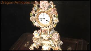 Achille Brocot Early Antique French Porcelain Clock