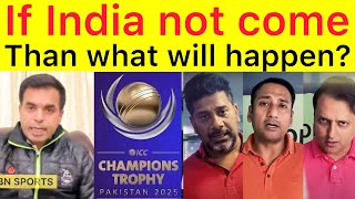 Can India media respond 🤓 If India refused to play champions trophy in Pakistan | what will happen?