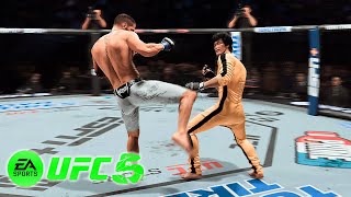 🐲 UFC5 Bruce Lee vs Ilia Topuria UFC 5 - Real Fight 🐲