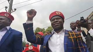 Breaking News, Bobi Wine Unveils a New Political Party National Unity Platform.