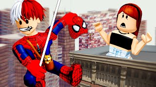 PELÍCULA ROBLOX : Bart Se Convierte En Spider-Man | Roblox Animation Español