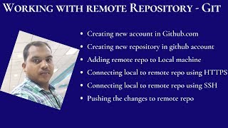 7.Working With Remote Repository in Git