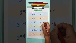 5 funciones para derivar. 🤓✌️ #ingedarwin #matematicas