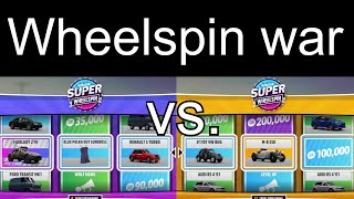 Forza Horizon 5 Super Wheelspin War ft. inferno