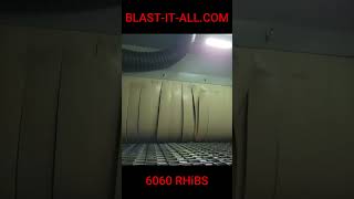 Automated Blasting - 6060 Rotary Head Blast System with conveyor