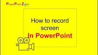 How to record screen in Powerpoint 🔥🔥 | #powerpointzone #tutorials