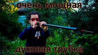 На что способна МОЩНАЯ духовая трубка cold steel? POWERFUL cold steel blowgun