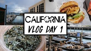 California Travel VLOG Day 1 |  San Francisco Vegan Food