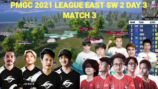 FIGHT BTR RA VS TEAM SECRET VS MS CHONBURI | PMGC 2021 LEAGUE EAST | SW 2 DAY 3 MATCH 3