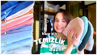 TEMİZLİK VLOG PART #2 I BAZA ALTI DÜZENİ I KIŞIKLAR I HURÇLARtem