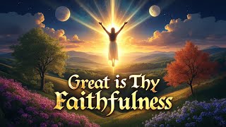 Great is Thy Faithfulness With Lyrics -  Christian HYMN (Powerful Epic Metallic Version)