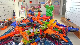 OUR NERF COLLECTION IS STOLLEN. BIG BIKE RISING.