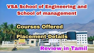 VSA School of Engineering and School of management Course Details in Tamil  | Job and Scope |