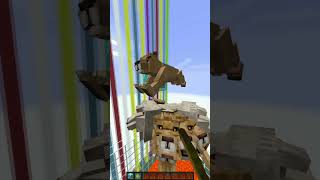 Can LIONS SURVIVE #shorts #minecraftshorts #minecraft #shortsfeed #viral